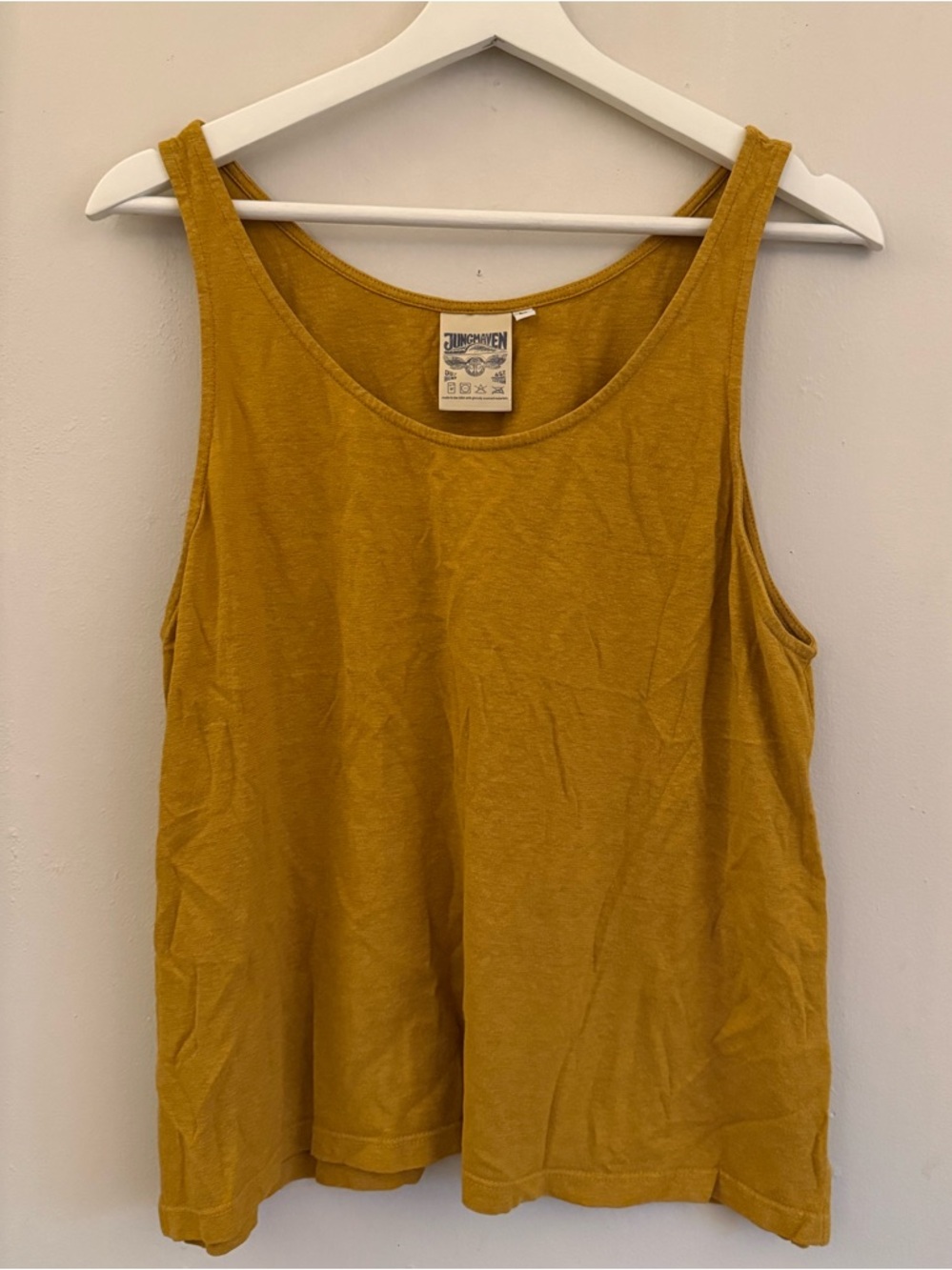 Jungmaven Women's Mustard Scoop Neck Tank